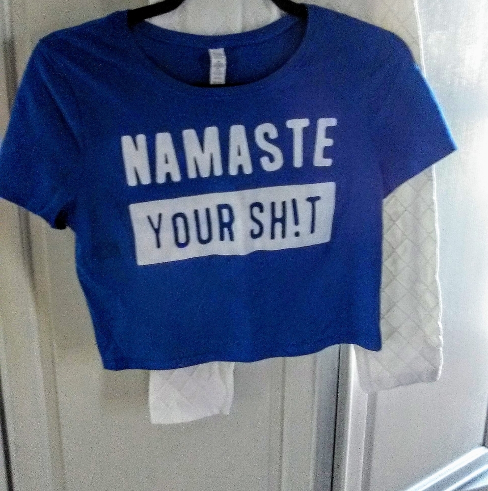 BEYOND YOGA Crop Pants/LEGGINGS NAMASTE YOUR SH!T